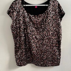 Vince Camuto sequined blouse